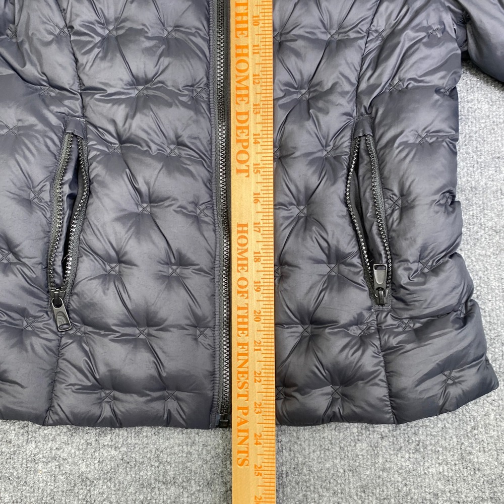The North Face Womens Black Cross Quilted Down Puffer Jacket Small FA19 Zip Up - Picture 11 of 12